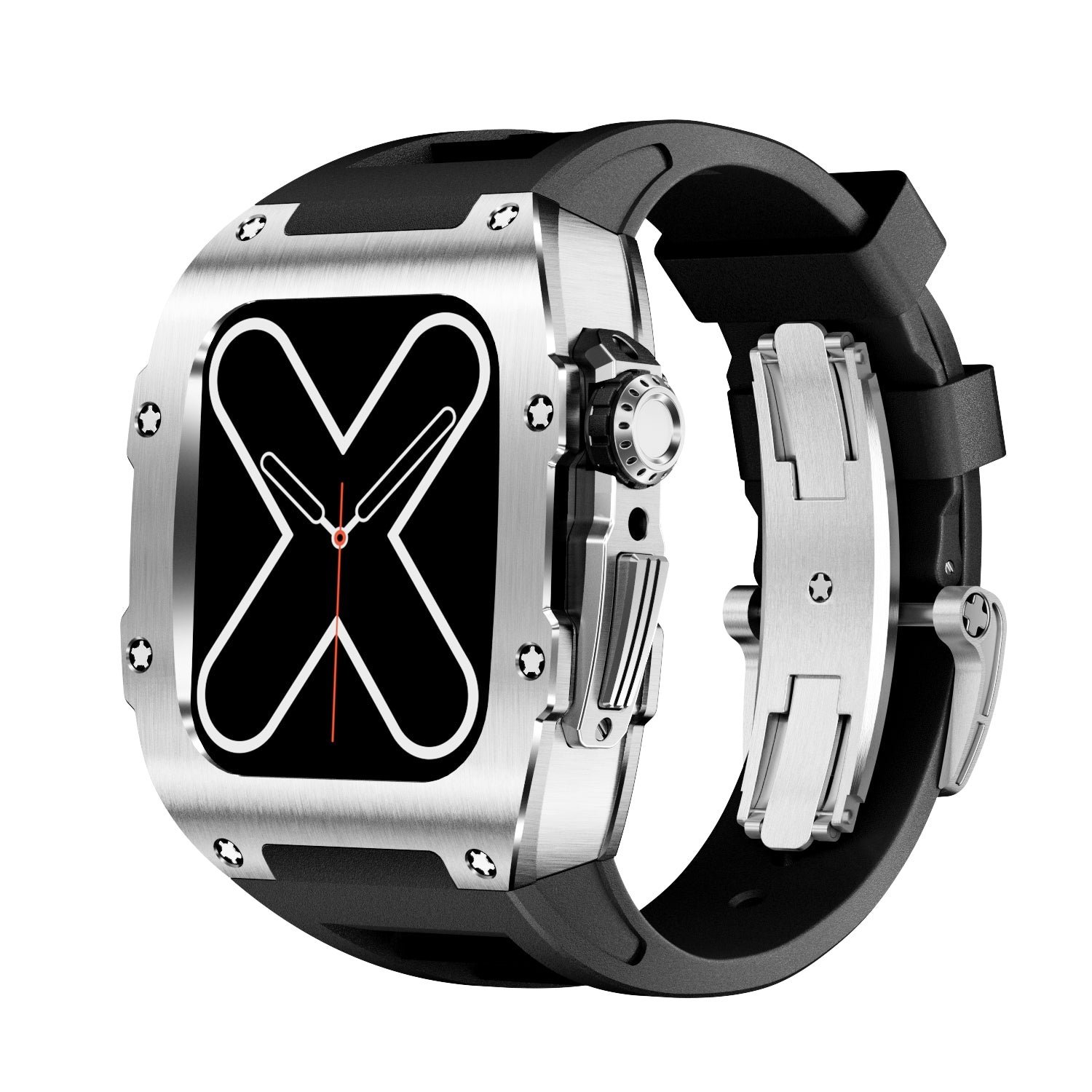 RM 9009 Series - Silver Apple Watch Case - Image 7