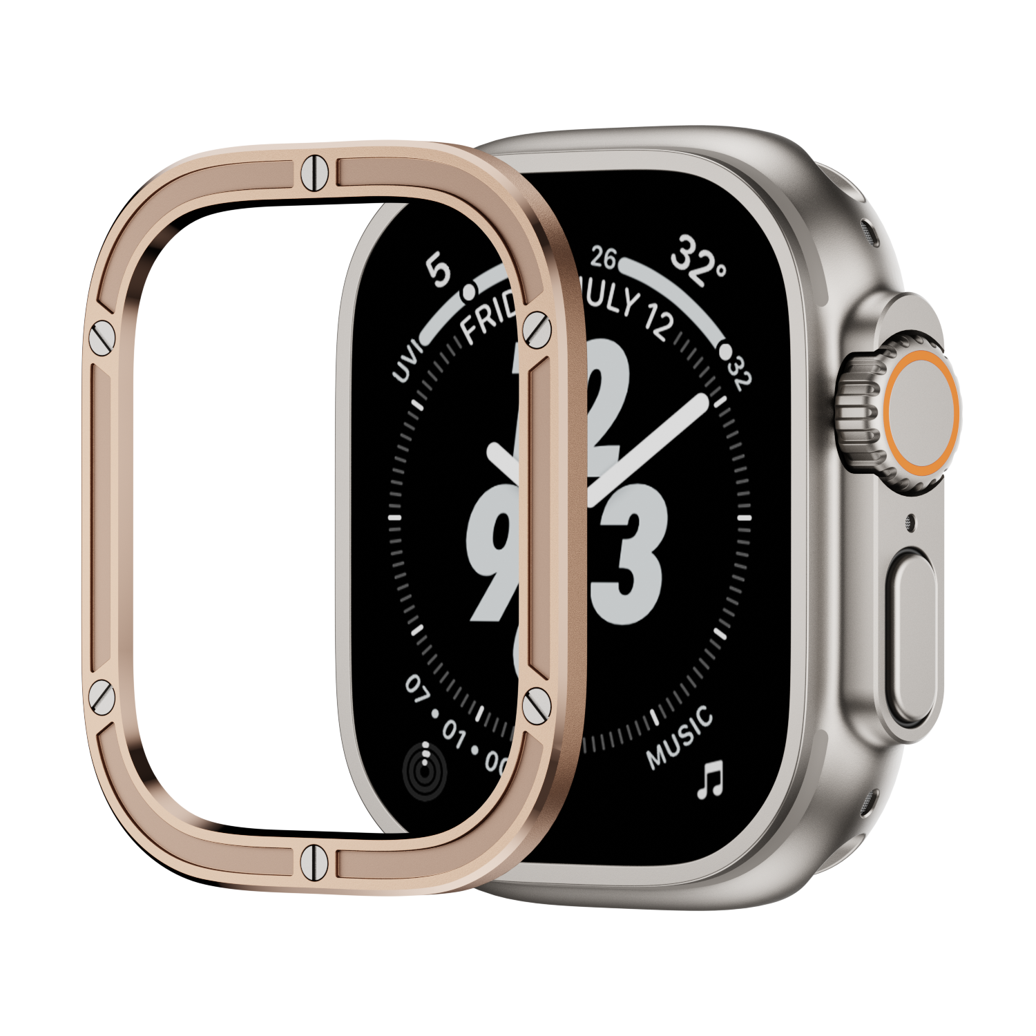 Immortal Steel Nail Protection Circle For Apple Watch Ultra - Image 13