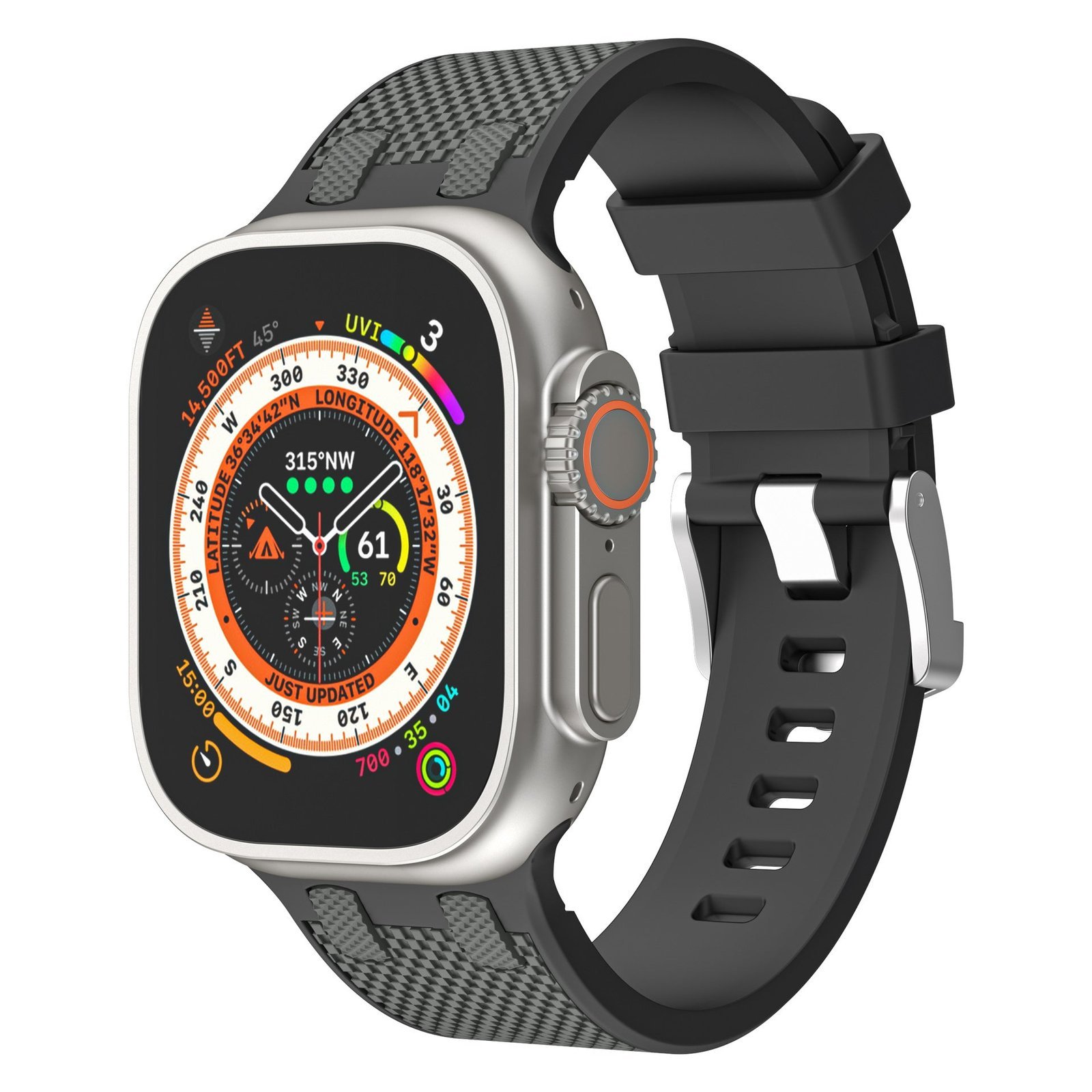 AP Dual Color Matching Silicone Band For Apple Watch - Image 8