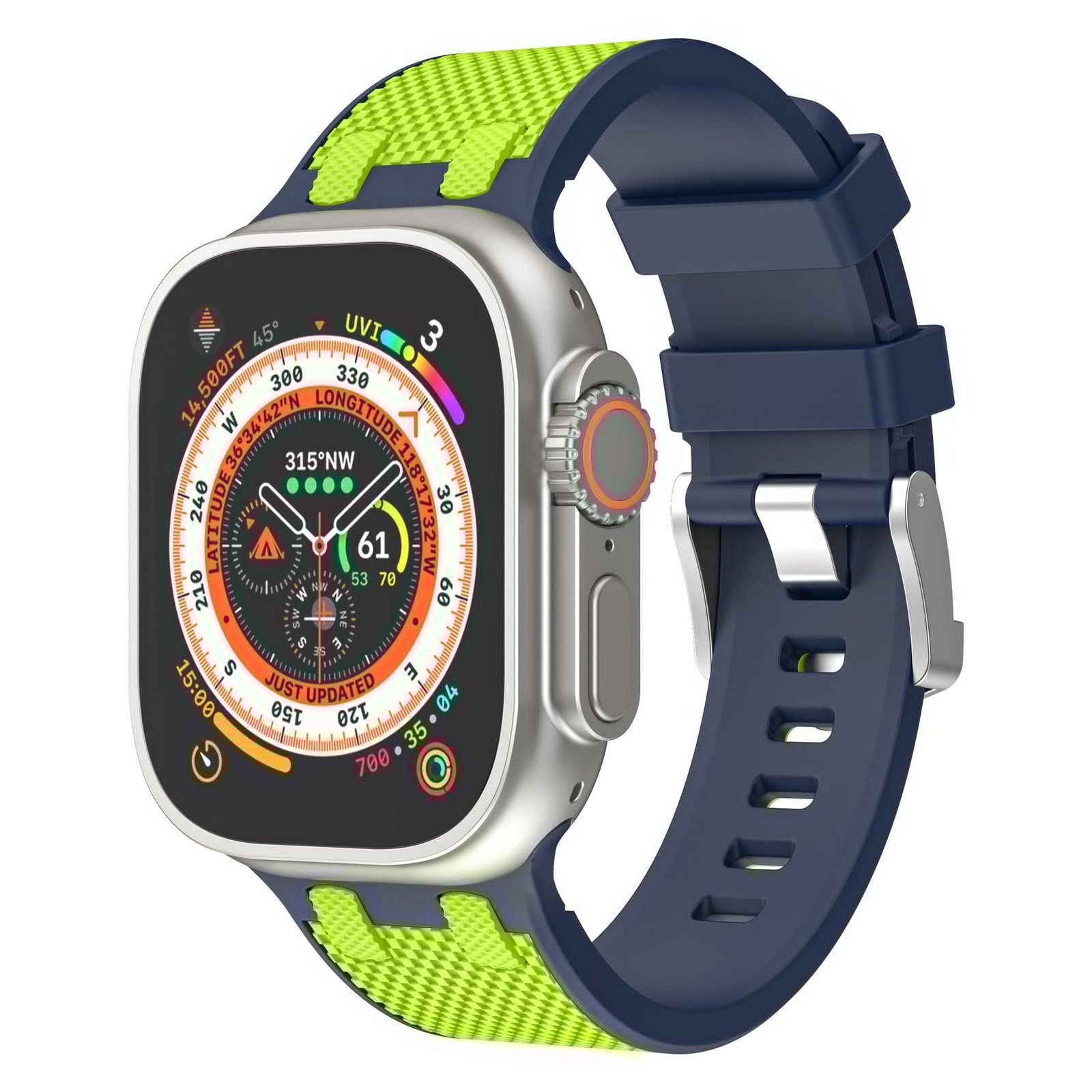 AP Dual Color Matching Silicone Band For Apple Watch - Image 10