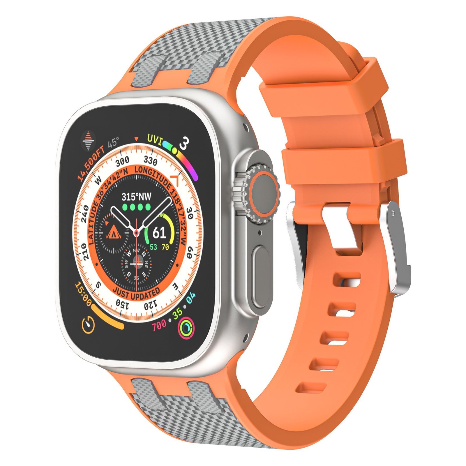 AP Dual Color Matching Silicone Band For Apple Watch - Image 11