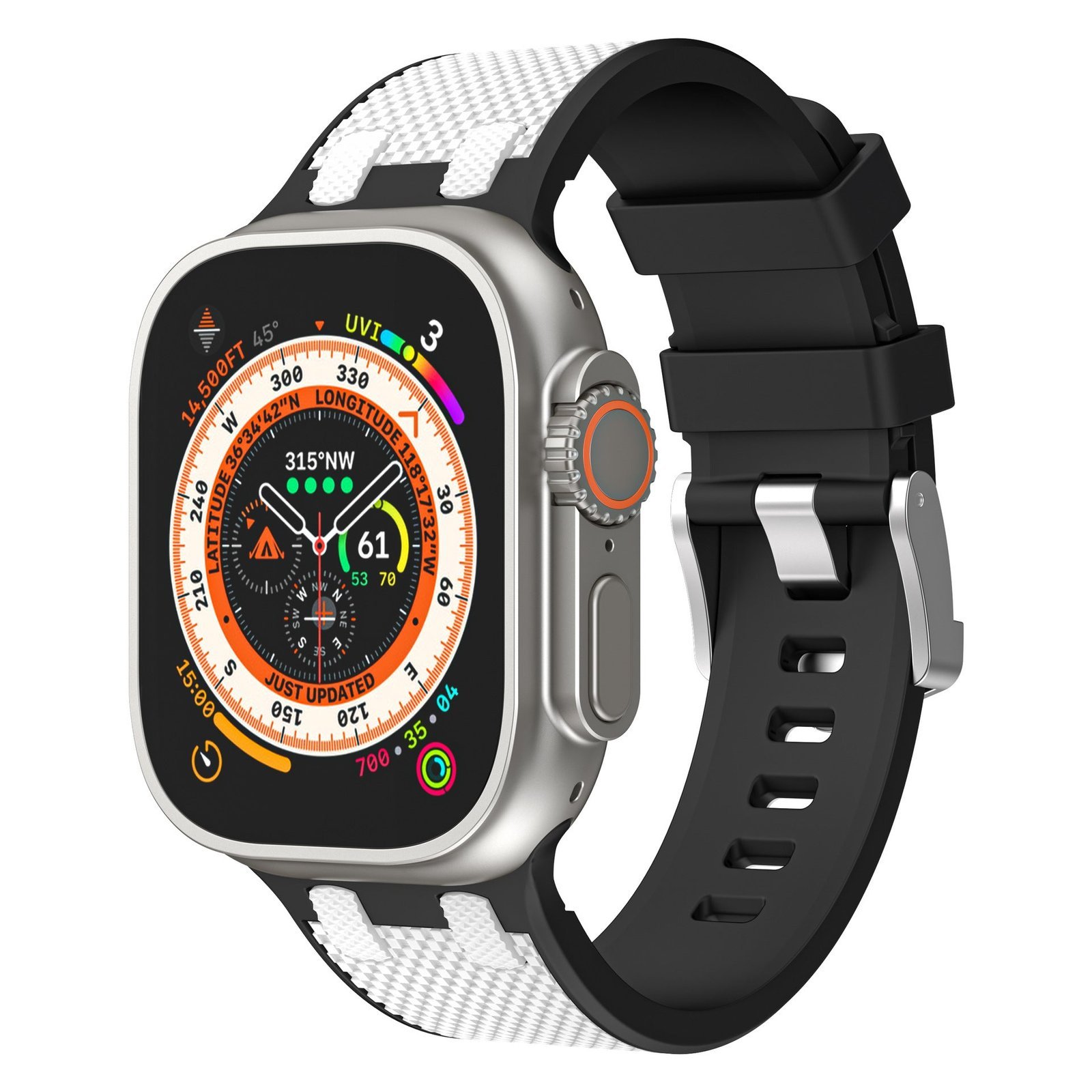 AP Dual Color Matching Silicone Band For Apple Watch - Image 12