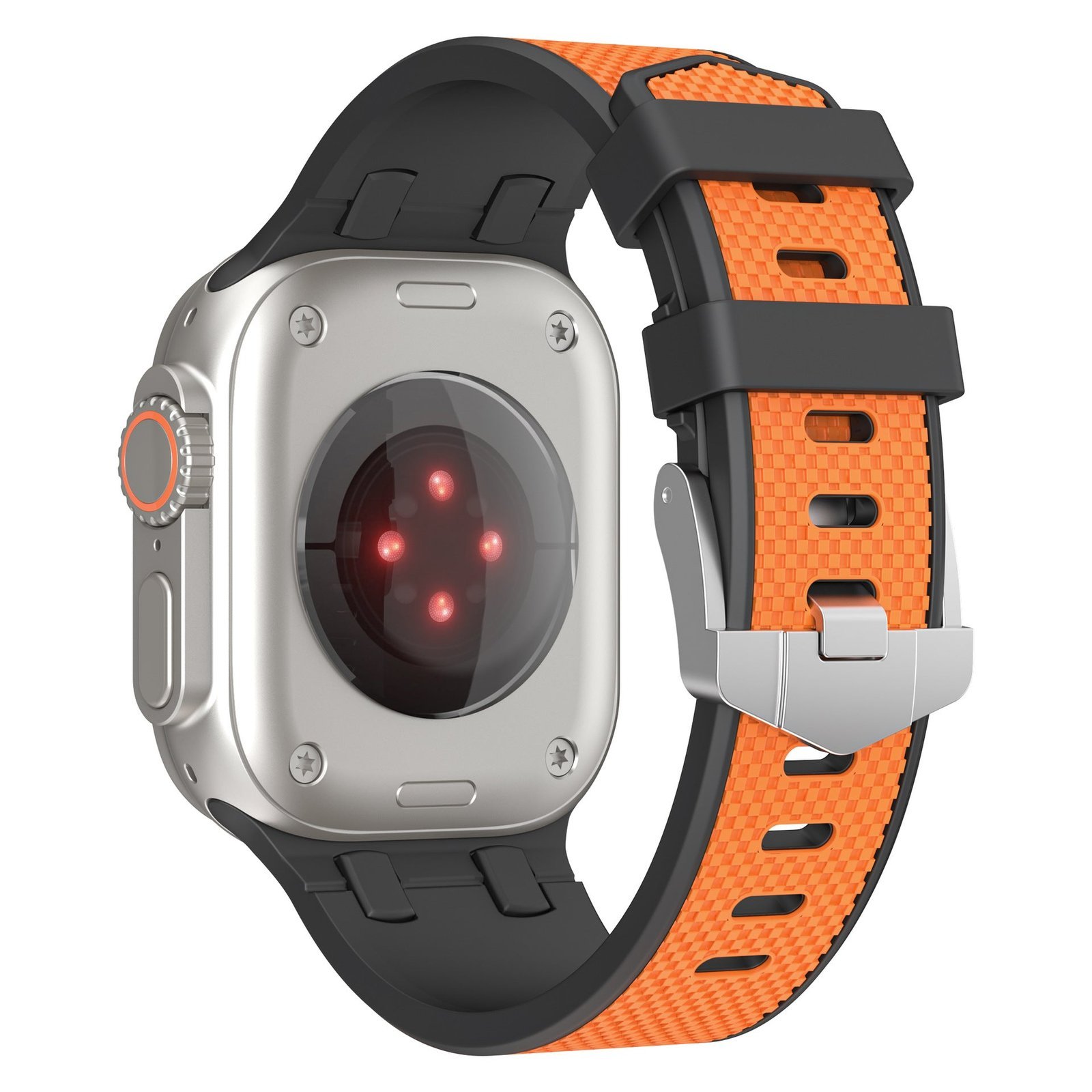 AP Dual Color Matching Silicone Band For Apple Watch - Image 2