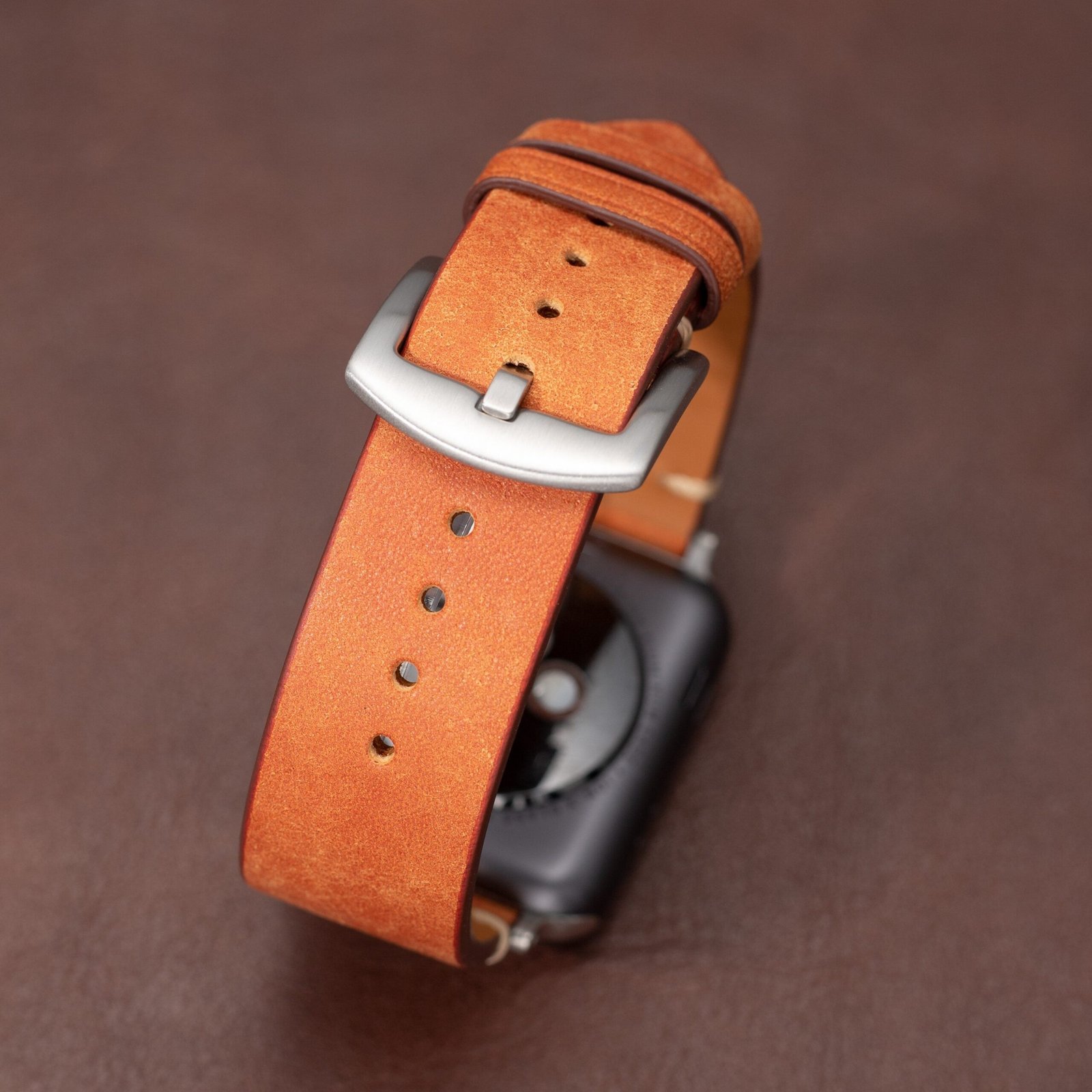 Premium Italian Leather Strap For Apple Watch - Image 2