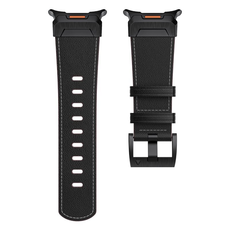 Tactical Leather Band For Samsung Watch 7 Ultra - Image 4