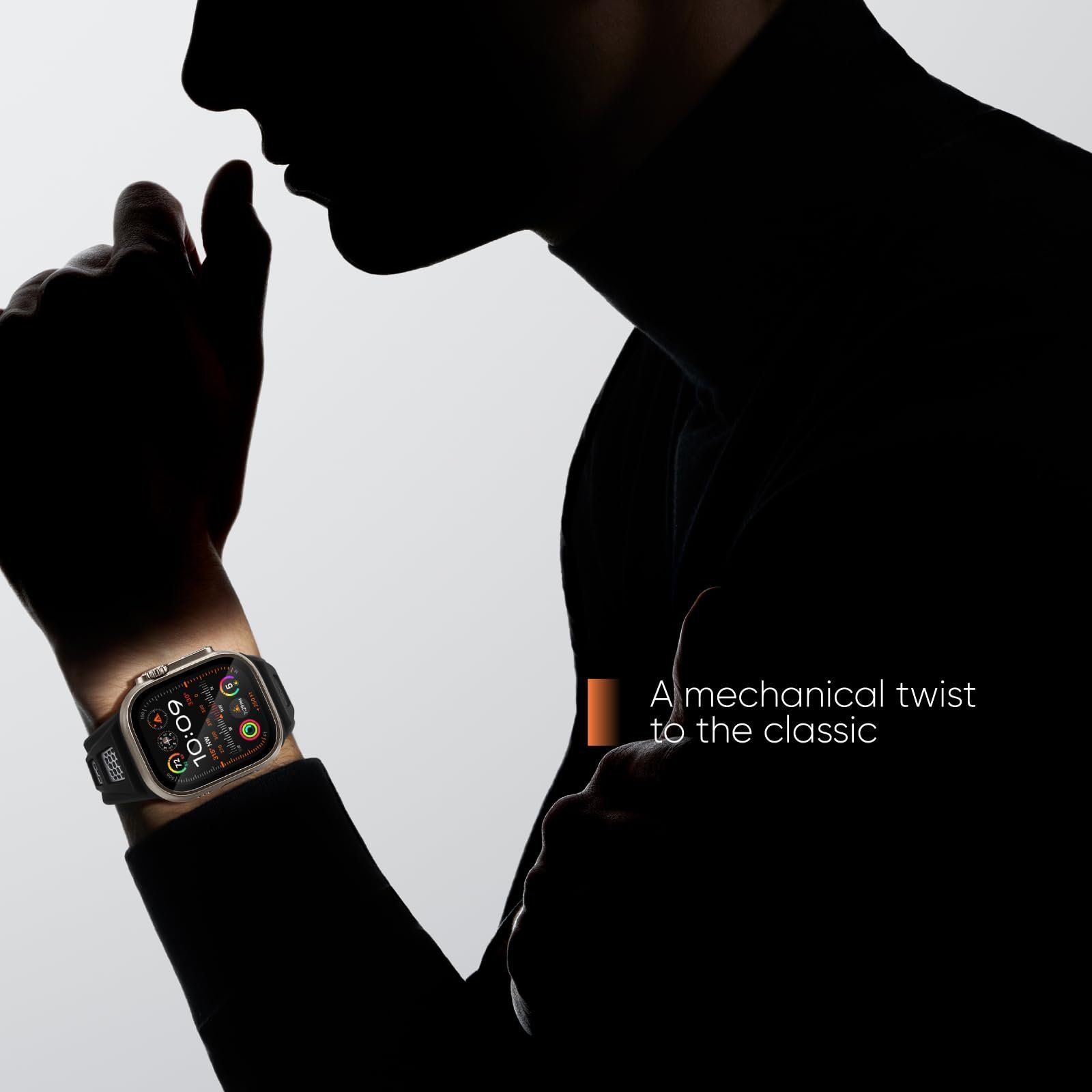 Grid Rugged Silicone Sport Band For Apple Watch - Image 8