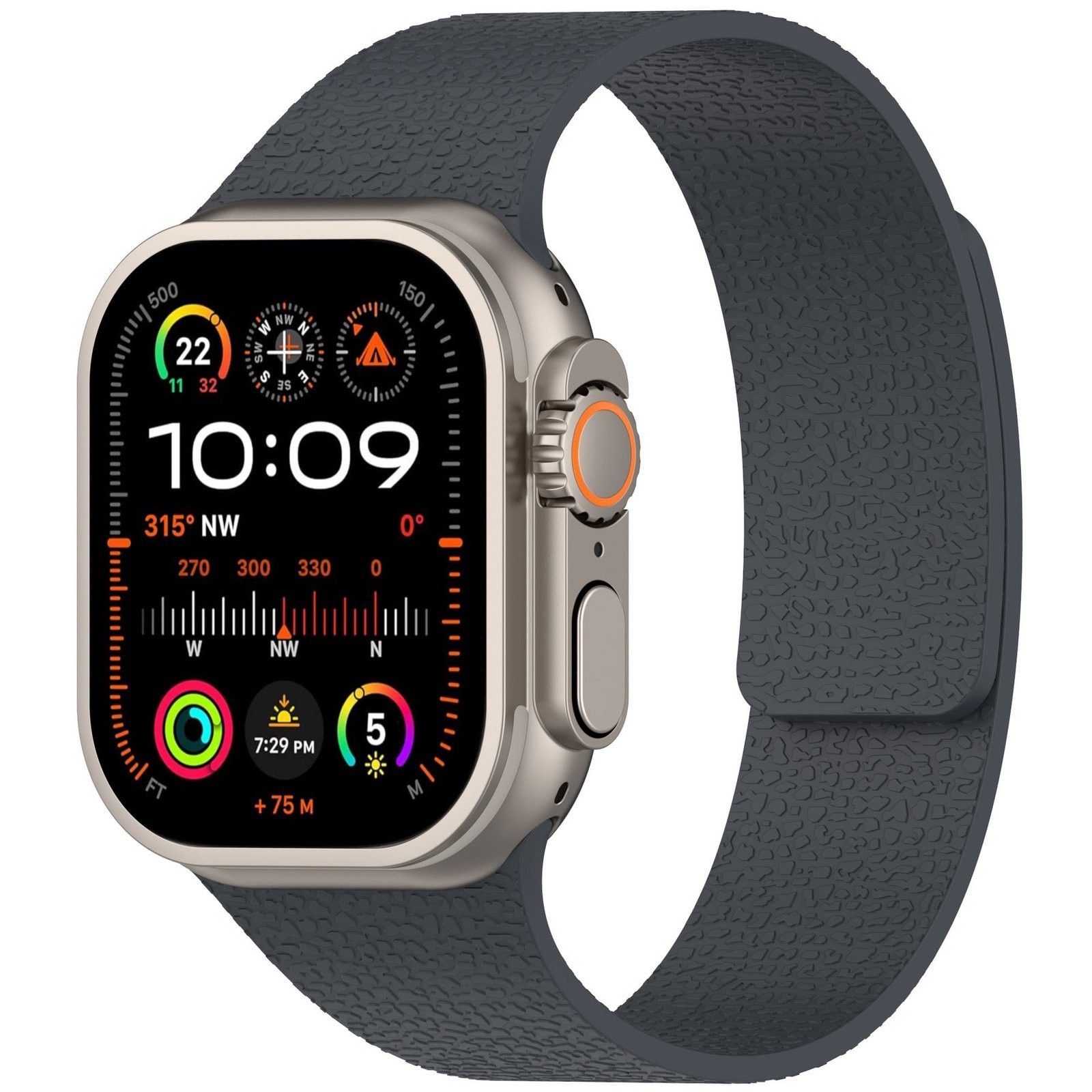 Lychee Magnetic Silicone Band For Apple Watch - Image 7